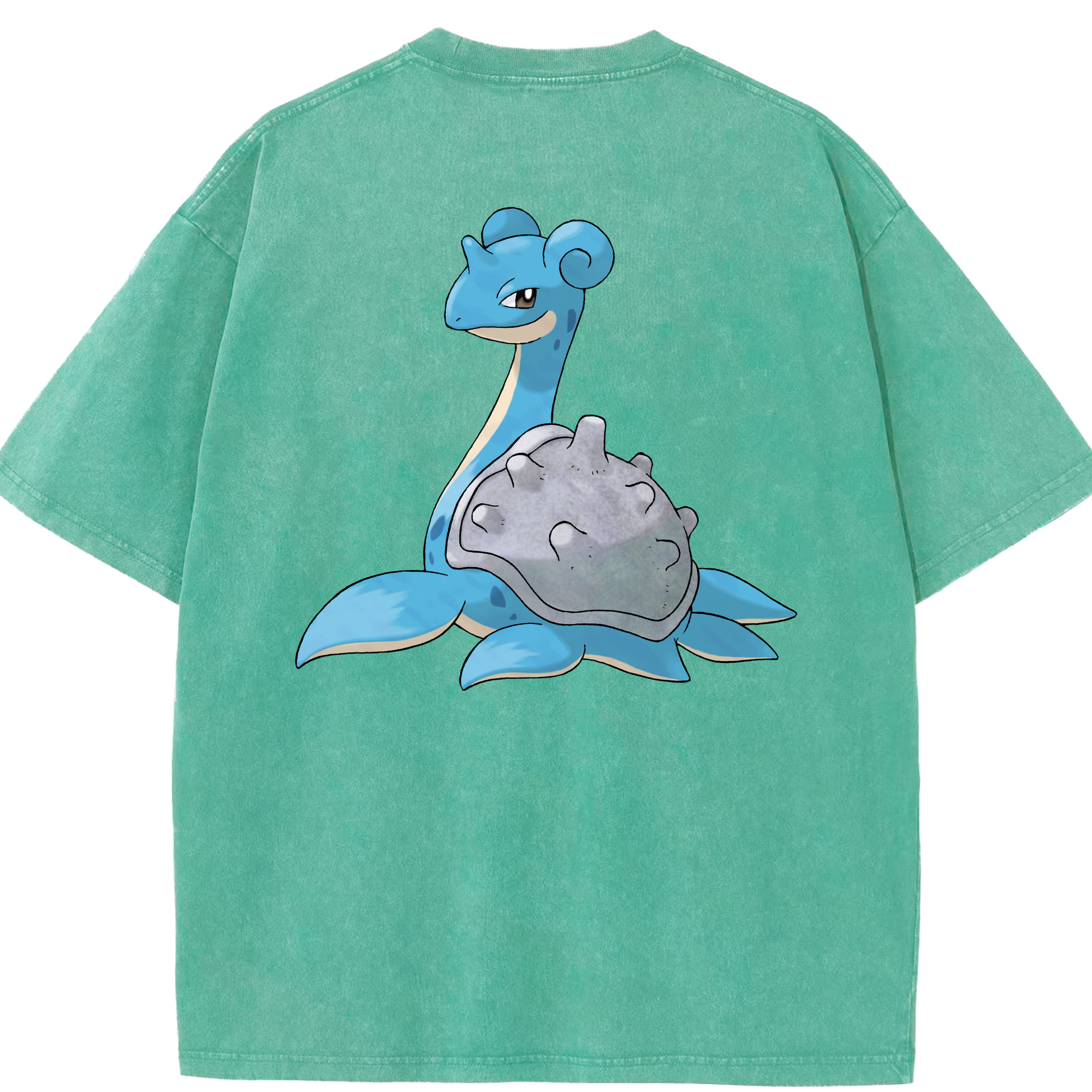 （画像用） ポケットモンスター Pokémon 綿100% ヴィンテージ風 半袖Tシャツ（背面プリント）